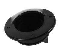 Toddmomy Leakproof Nylon Float Valve with Rubber Seal for Water Outlet and Raft, Black Marine Drain Plug Suitable for Kayak and Boat Deck Mount Scupper Valve