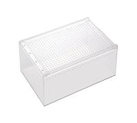 Toddmomy Leakproof Reptile Cage Multi-function Acrylic Cricket Keeper Box 30x20x15cm Integrated Design for Snakes Frogs Arachnids Geckos and Hermit Crabs
