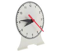 Toddmomy Learning Clock Model Three Handed Teaching Clock for Primary School Math Interactive Indoor Student Tool for Learning and Coordination Development
