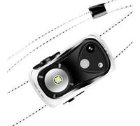 Toddmomy LED Rechargeable Headlamp with Infrared Sensor and 180° Adjustable Angle, USB Charging Outdoor Headlight for Camping, Running, Fishing, and Night Activities, Ipx5 Waterproof