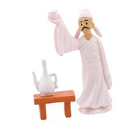 Toddmomy Li Figurine Poetry Themed Statue with Table Miniature Chinese Sculpture for Home Office Desk Chinoiserie Decor Compact Fade-resistant Craftsmanship