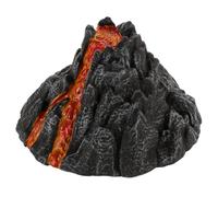 Toddmomy Lifelike Plastic Volcano Model Sand Table Decor Simulation Volcano Ornament for Landscape Home Office Decoration