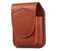 Toddmomy Lighter Case Zipper Clip Wallet Small Leather Storage Bag Anti-scratch Lighter Holder Pocket Coin Purse Zip-po Pouch Waist Bag Vintage Cigarette Pouches