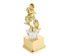 Toddmomy Lightweight Plastic Cycling Award Cup with Gold Base for Bicycle Racing Elegant Trophy for S Cycling Competitions Party Favors and Sports Celebrations