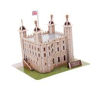 Toddmomy London Tower Puzzle Building for Ages and Adults Educational DIY Architecture Model with Smooth Edges Cognitive Development for Hand Eye Coordination and Home Display