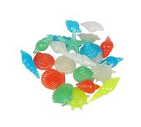 Toddmomy Luminous Pebbles for Fish Tank 100g Set Decorative Rocks Resin Unique Shapes No Electricity Needed