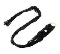 Toddmomy Macrame Ukulele Wall Hanger Handwoven Instrument Holder Made of Cotton Linen Beige Colour, Elegant and Simple Design to Decorate Your Wall at Home, for Music Instruments