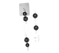 Toddmomy Magnetic Pulley Block with Metal Base for Physics Experiments Portable Science Equipment for Classroom and Home Use Middle School Mechanics Teaching Kit for Force Demonstrations