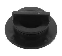 Toddmomy Marine Boat Scupper Valve Drain Plug, Small Black Plastic Yacht Water Drain Fitting with Threaded Stop Valve for Kayak Overflow and Self-Bailing Scupper Accessory