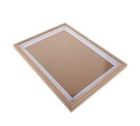 Toddmomy Medal Display Shadow Box Frame Photo Slot for Athletes Showcase Medals and Pictures Dual Use Vertical Stand Red Design