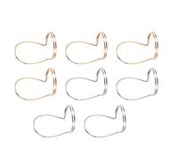 Toddmomy Metal Guitar Finger Picks Set with Sturdy Design 8pcs for Precise Playing for Thumb and Index Finger Suitable for Banjo Mandolin Guitar