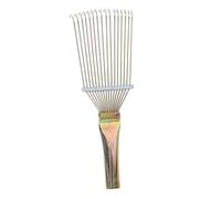Toddmomy Metal Horse Hair Remover Brush Durable Cattle Grooming Rake for Livestock Premium Mane and Tail Cleaner Essential Tool for Care