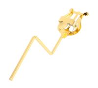 Toddmomy Metal Saxophone Music Clip Adjustable Sheet Music Holder for Alto Saxophone Foldable Design for Easy Storage Secure Grip Versatile for Wind Instruments