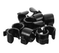 Toddmomy Mic Stand Cable Holder 20Pcs Plastic Clips for Organizing Microphone and Audio Wires on Tripods for Live Streaming and Recording