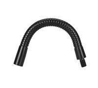 Toddmomy Microphone Rack Extension Rod Adjustable Alloy Mic Stand Extension Tube 18Cm Black Connecting Hose for Broadcasting