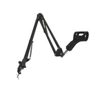 Toddmomy Microphone with 1500g Desktop Adjustable Double-braced Stand and with Arm Folding Arms, Metal Suspension Boom Holder for Black Microphone Mount Load Bearing Studios Stores