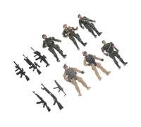 Toddmomy Military Soldier Model Set 12 Miniature Figures for Boys and Girls Small Plastic Soldiers for Role Play and Decoration Action Figure Toy Set for Boys for Creative Play