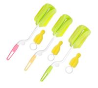 Toddmomy Milk Bottle Cleaner Pacifier Cleaning Brush for Newborn Accessories 3pcs for Feeding Bottle and Pacifier Cleaning