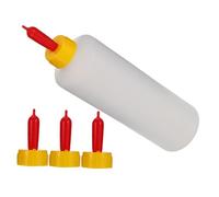 Toddmomy Milk Bottle for Goats Calves Reusable Animal Feeder Pacifier Easy to Fill Maintain