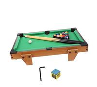 Toddmomy Mini Billiard Table for Solid Competitive Pool Game with Surface Impact Resistant Indoor Educational Hand Eye Coordination Playset for Family Entertainment