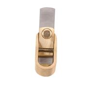 Toddmomy Mini Brass Violin Thumb Plane Tool, Small Hand Planer for Instrument Parts, Precision Micro Woodworking Plane for Violin Making and Luthier Craftsmanship