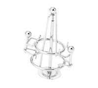 Toddmomy Mini Cradle Desktop Iron Figurine Science Desk Decor Physics Balancing Toy for Office
