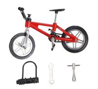 Toddmomy Mini Finger Bike Alloy Diecast Model for Boys Collectible Desktop Racing Bicycle Construction for Home Office Decoration and Finger Sports Fans