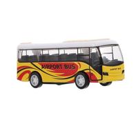Toddmomy Mini Pull Back Bus Toy Vehicles Friction Powered Alloy Car Models for Boy Girl Unique Design for City Pull Back Play Goodie Bag Stuffers for Toddlers and Party Favors