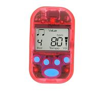 Toddmomy Mini Red Electronic Metronome 11.8cm X 7.8cm X 2.5cm Portable Digital Beat Rhythm Tuner for Guitar Piano Violin Musical Instruments