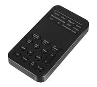 Toddmomy Mini Sound Card Audio Interface for Mobile and Computer Sound Effects Voice Changer with Fine Tuning Plug and Play Compatible with Ios and Gaming Platforms