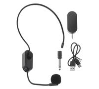 Toddmomy Mini Wireless Microphone for Teachers Singing Comfortable Headset School Stage Public Speaking