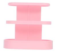 Toddmomy Miniature Dollhouse Shelf Scale Decorative Storage Rack Pink Mini House Furniture Ornament for Garden Living Room Balcony Doll House Accessories
