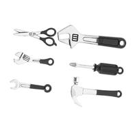 Toddmomy Miniature Mini House Accessories Set Compact Dollhouse Tools for Photography Scene Building Stable and Stylish Mini Hammer and Wrench Set for Dollhouse Decor