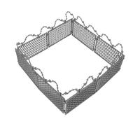 Toddmomy Miniature Plastic Fence Panel for Diorama Scenery Snap-together Safety Guardrail for Prison Farm and War Scene Layout Interactive DIY Landscape Decor Prop for Model Building