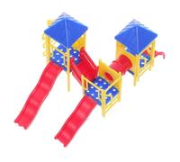 Toddmomy Miniature Slide Model for Doll House Playground Decor Plastic Small Slide Ornament for S DIY Sand Table Accessory Creative Dollhouse Craft Supplies Random Color