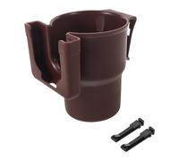 Toddmomy Mobility Scooter Cup Holder, Water Bottle Carrier with Phone Slot