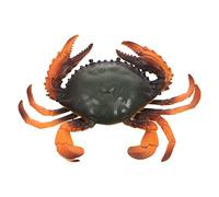 Toddmomy Model Artificial Crab Playset Educational Simulation for Brightly Colored Figurine for Early Learning and Cognitive Development