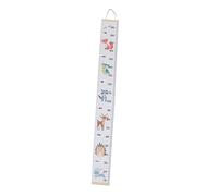Toddmomy Modern Kids Growth Chart with Timber and Canvas Design for Recording Child's Growth in Nursery or Bedroom