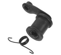 Toddmomy Motorcycle Chain Tensioner with Noise Reduction Mechanism, Metal Material, Versatile Compatibility, Black Chain Roller Tensioner Wheel for Bike Accessories and Repair Random Color