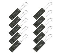 Toddmomy Multi-audio Survival Whistle with Triple Holes Design, High Decibel 10pcs Compact and Lightweight Abs Plastic Whistle for Hunting and Outdoor Adventures