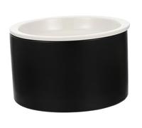 Toddmomy Multi-function Ceramic Pet Bowl Design for Food and Water Feeding Anti-fade Material Easy to Clean Cat and Dog Feeding Container for Home Use