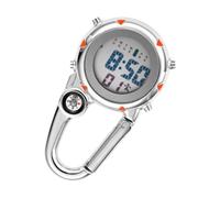 Toddmomy Multi-Purpose Clip on Quartz Watch with Stainless Steel Case and Shockproof Waterproof Features for Indoor and Outdoor Use, Stylish Hanging Watch Accessory for Paramedics