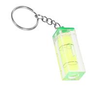 Toddmomy Multifunctional Spirit Level Keychain Pendant with Bubble Level Lightweight Portable Horizontal Measurement Tool and Stylish Key Organizer for Bag Decoration and Key Random Color