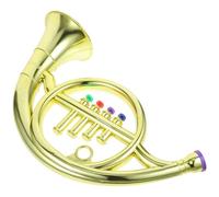 Toddmomy Musical Horn for French Horn Model for Creative Play Safe Educational Instrument for Birthday and Holiday present