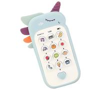 Toddmomy Musical Phone Bite Resistant Interactive Early Education Learning for Boy Girl and Comfortable Design for Little Hands Engaging Sound Effects for Brain Development