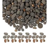 Toddmomy Natural 2-5Mm Riverbed Decorative Stones 50G Bag for Aquarium Décor, Miniature Scenery, Fish Tank Rocks and Craft Landscaping