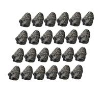 Toddmomy Natural Black Volcanic Rock Stones 2-3cm 1000g for Fish Tank Decoration Flower Pot Volcanic Stone Ornament Aquarium Home Décor