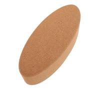Toddmomy Natural Cork Yoga Blocks Oval Shape for Fitness and Stretching Soft High-density Workout Equipment for Yoga Dance and Leg Flexibility Supportive Balance Aid for All Levels