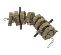 Toddmomy Natural Hanging Molar for Small Pets Chew Healthy Rabbit Snack for Teeth Grinding and Bad Chewing Behavior Control