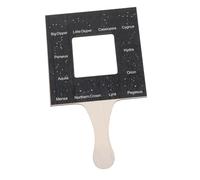 Toddmomy Nature Guide for Handheld Outdoor Identification Tool with Dual-sided Reference Chart Educational Nature Exploration Frame for and Insect Viewing Moon and Star Design